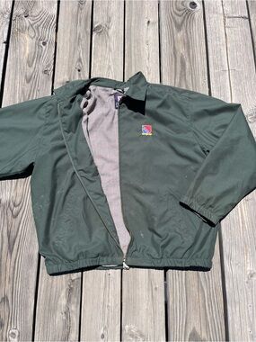 Vintage Chaps Ralph Lauren Harrington Style Jacket Olive Green Large